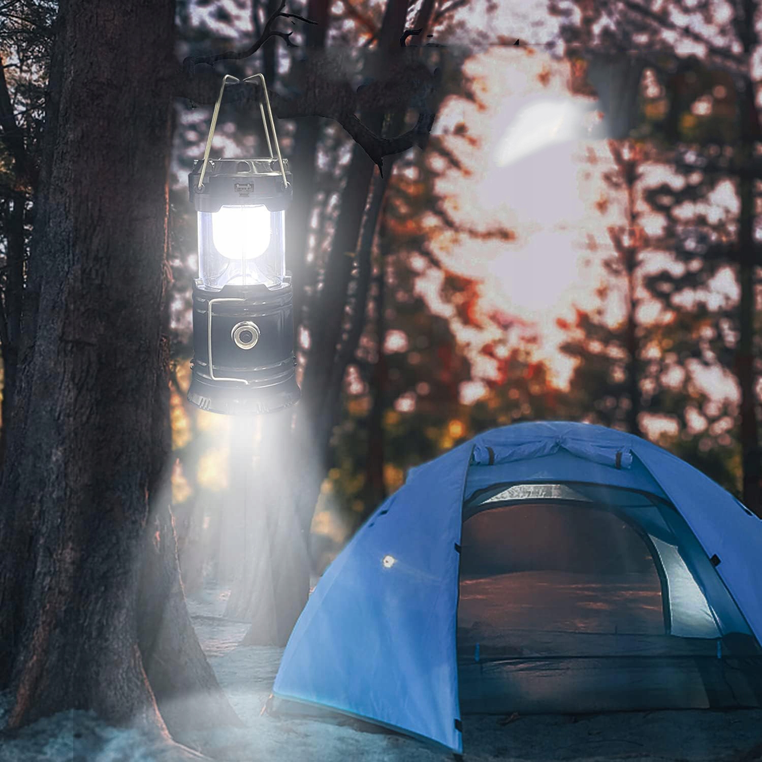 LAMPKA TURYSTYCZNA LATARKA KEMPINGOWA SOLARNA LED Model LAMPA KEMPINGOWA