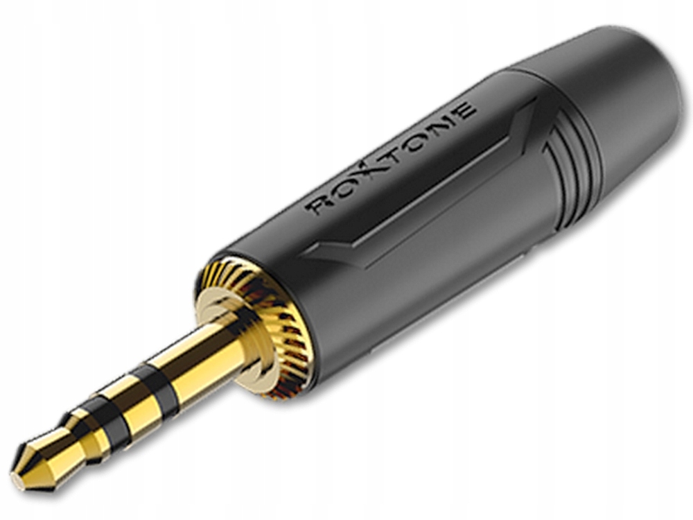 

Roxtone RMJ3P-BG Wtyk Mini Jack 3,5mm Stereo Gold