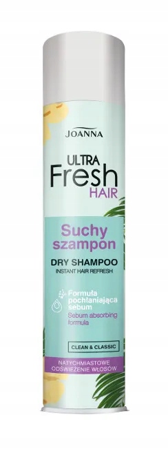 

Joanna Ultra Fresh Suchy szampon do włosów, 200 ml