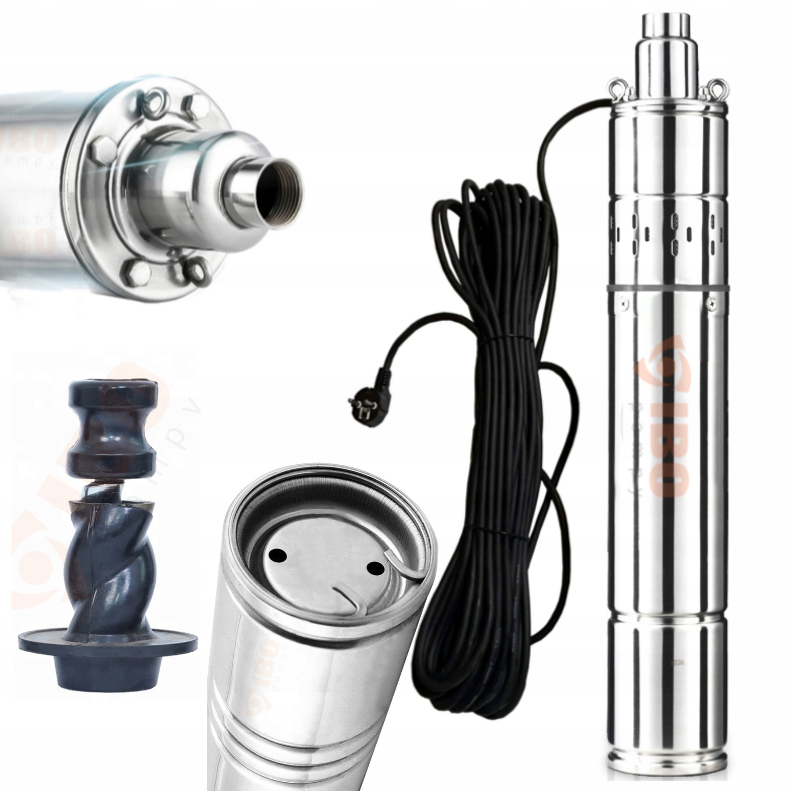 Ibo Ponorné Čerpadlo 3'' SCR-0,25 Ibo Na Čisté Zavlažovanie Vody Kábel 15 M