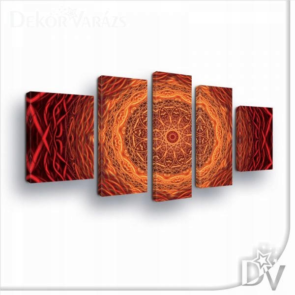 Obraz 170x100 Mandala oheň energia abstrakcia vzor ornament mystika