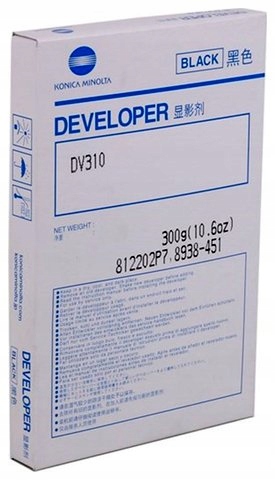 Konica Minolta oryginalny developer 8938-451 DV-310 DV310 czarny