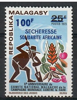 Madagaskar 1973 Mi 695 Czyste **