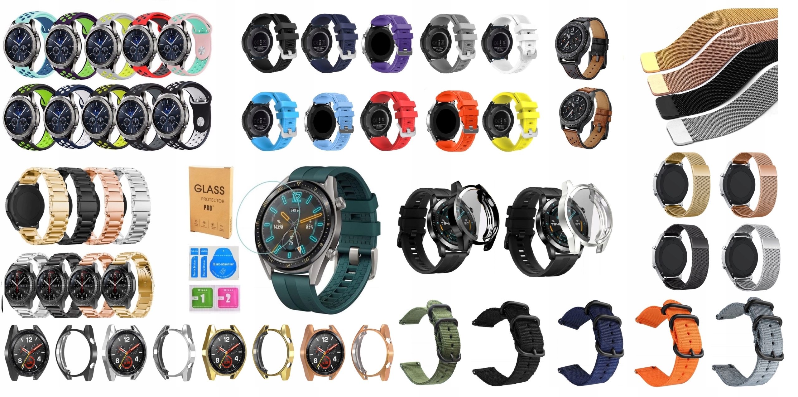 CASE ETUI OSŁONKA 2w1 DO HUAWEI WATCH GT 2e 46MM Pasuje do modelu Huawei Watch GT 2e 46mm