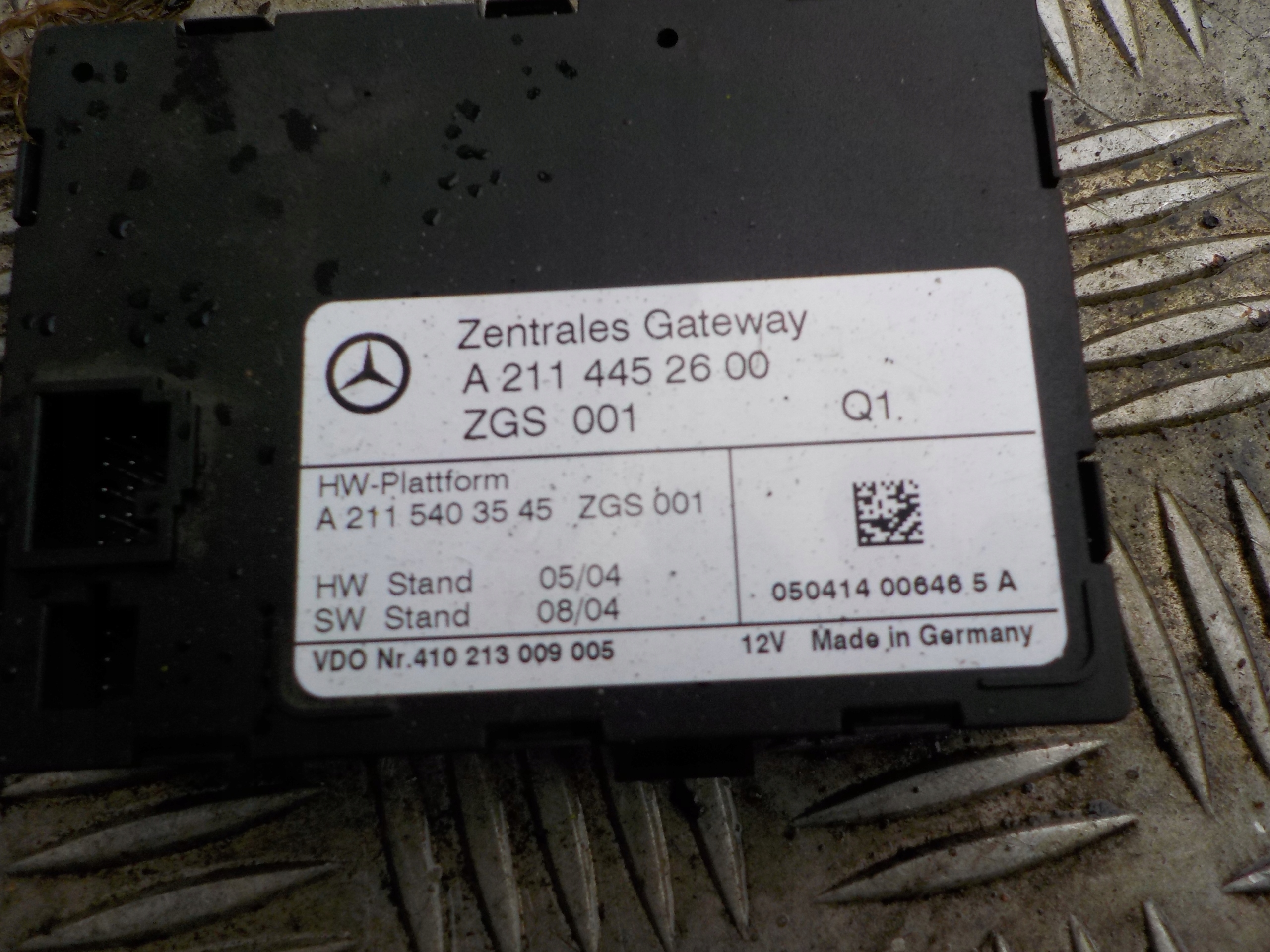 MERCEDES W211 control unit computer of a lock 2114452600