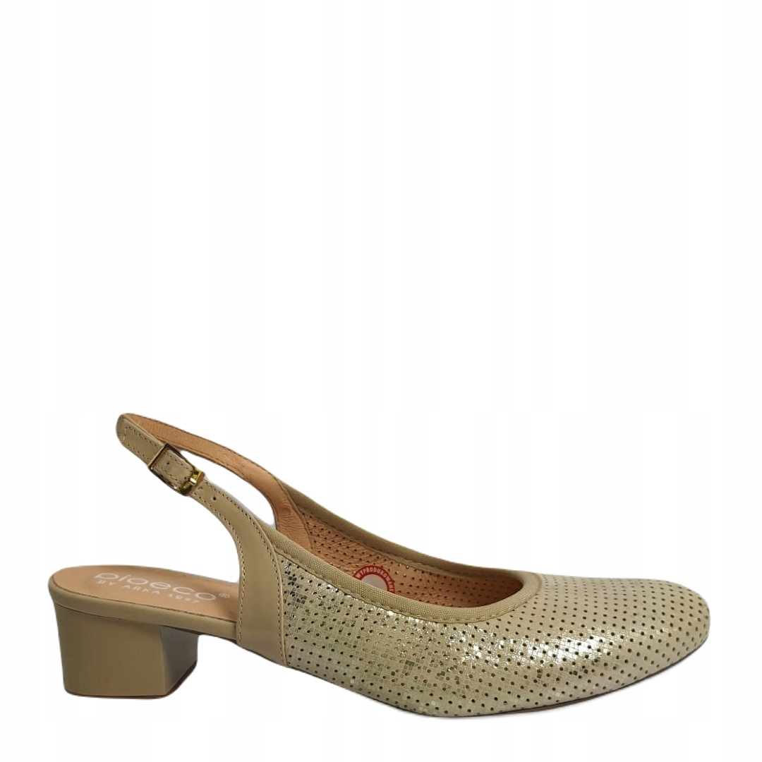 Dámské sandály Arka 3532/1137/1875 zlato 41, Platina