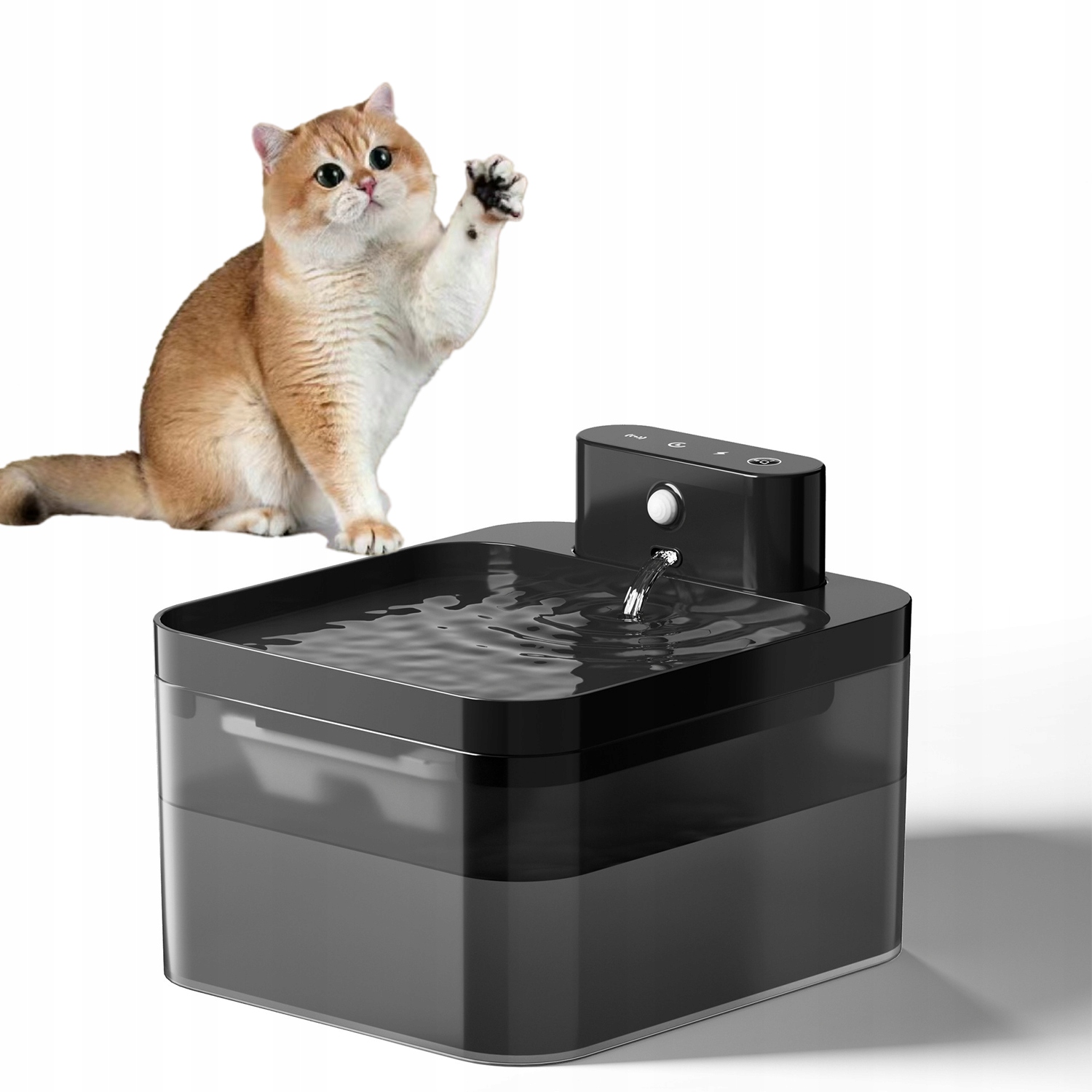 Levně Fontána Napáječka Pro Kočky Psa Automatická Miska Napáječka 2,2L Filtr Zdravý