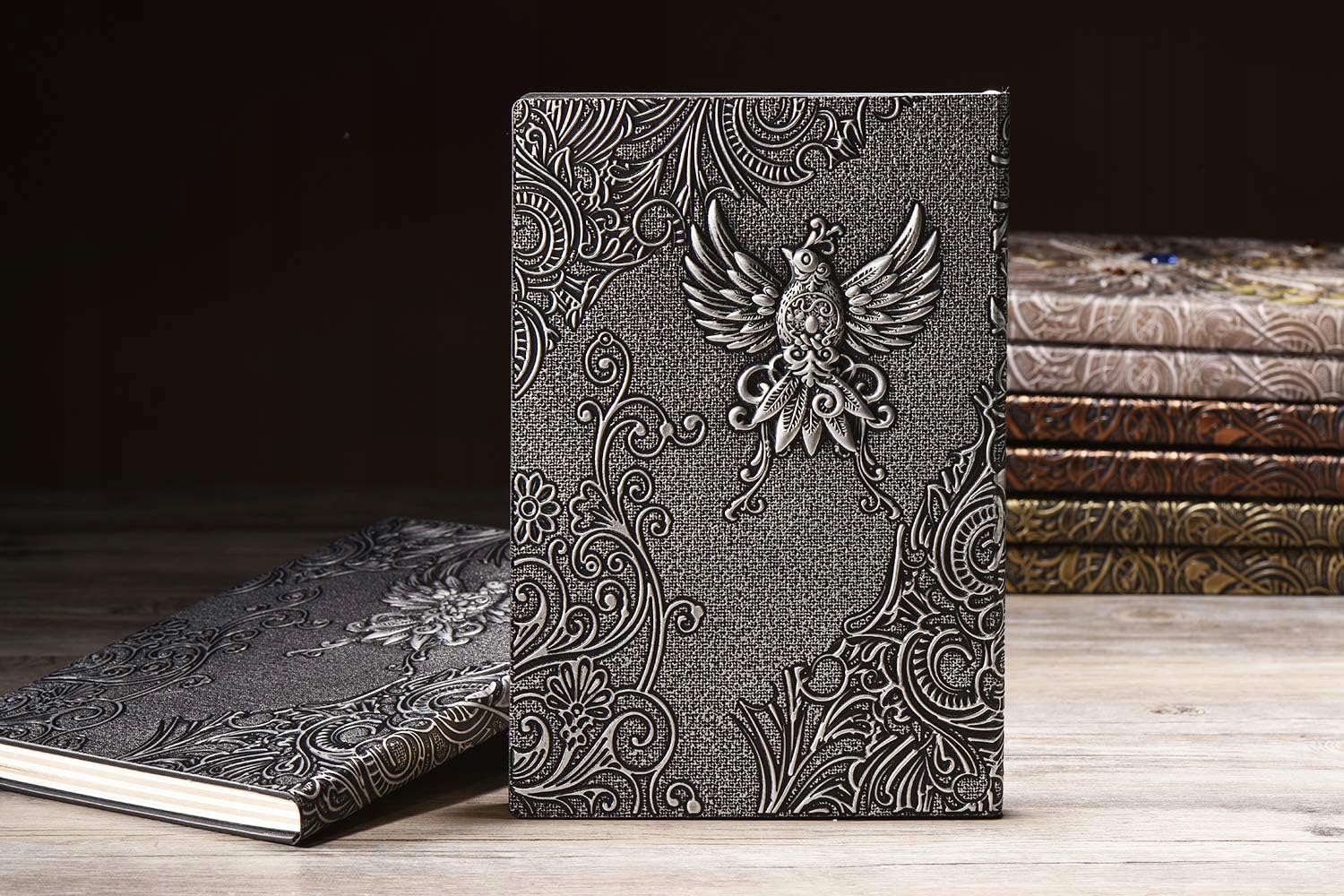 NOTATNIK VINTAGE SKÓRZANY NOTES SKÓRA RZEŹBIONA Producent inny