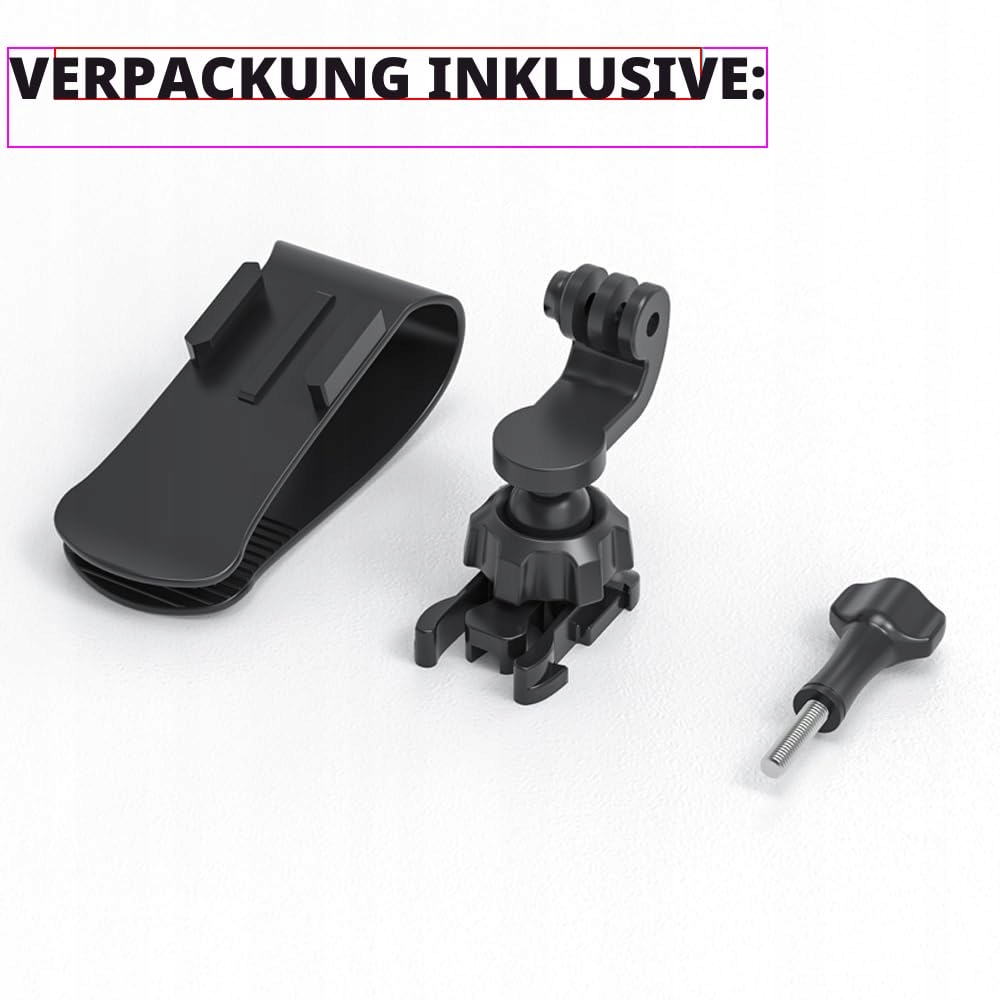 SUREWO Uchwyt Samochodowy Na Daszek GoPro DJI Osmo Action Kamera Czarny — miniatura 8
