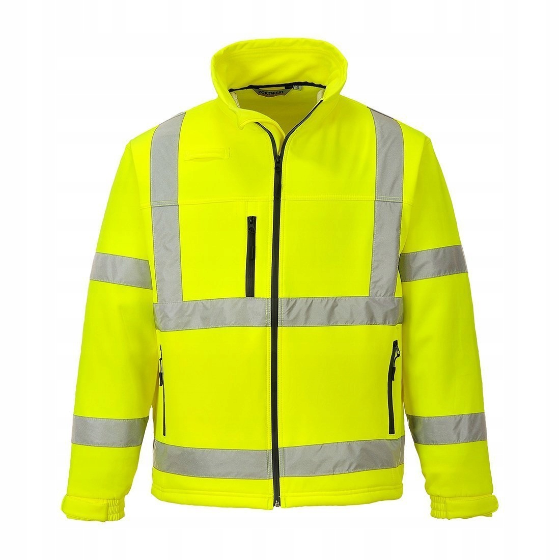Výstražný softshell Classic (3 vrstvy) Žlutý vel. XL