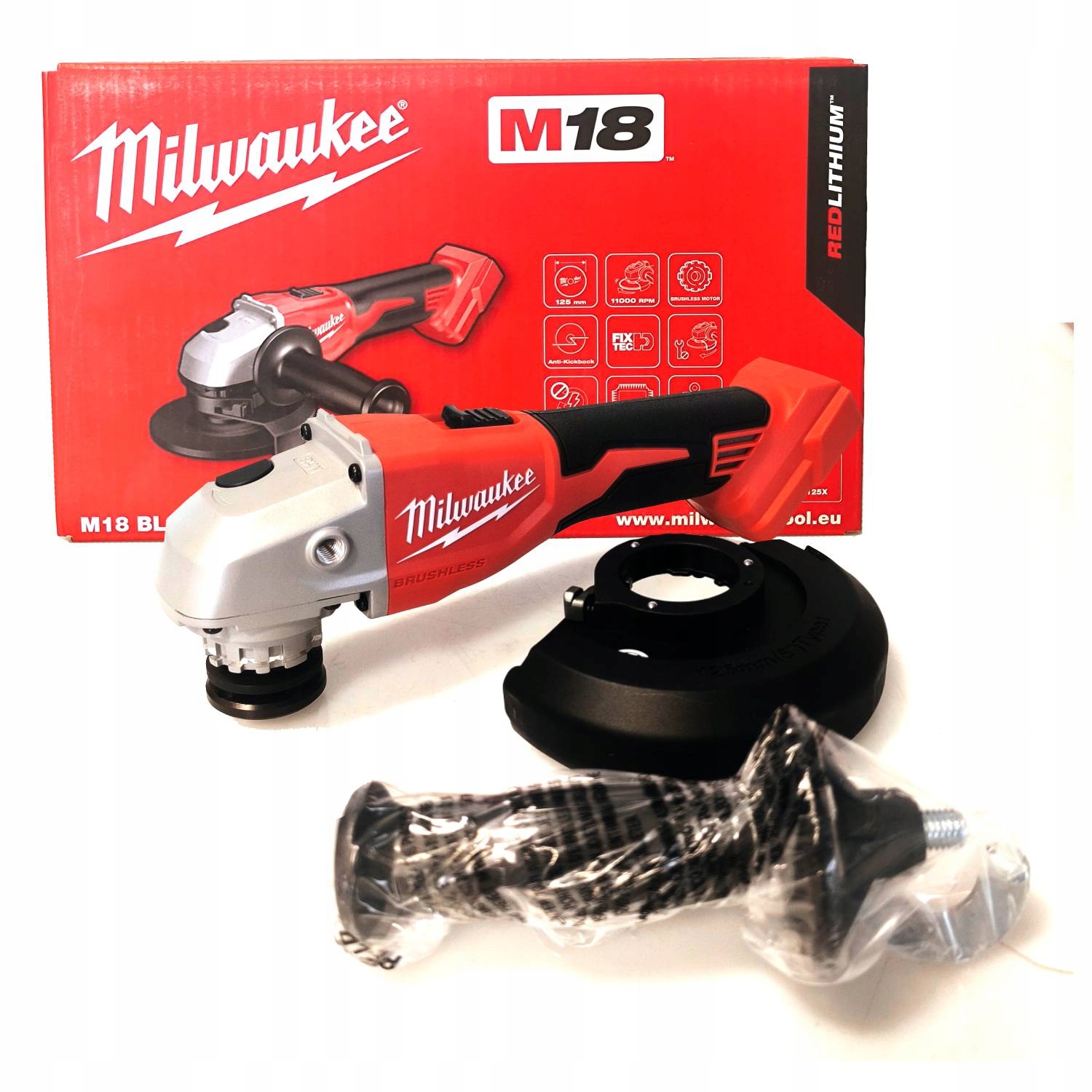 Szlifierka kątowa Milwaukee M18 BLSAG125X-0 18V 125 mm body