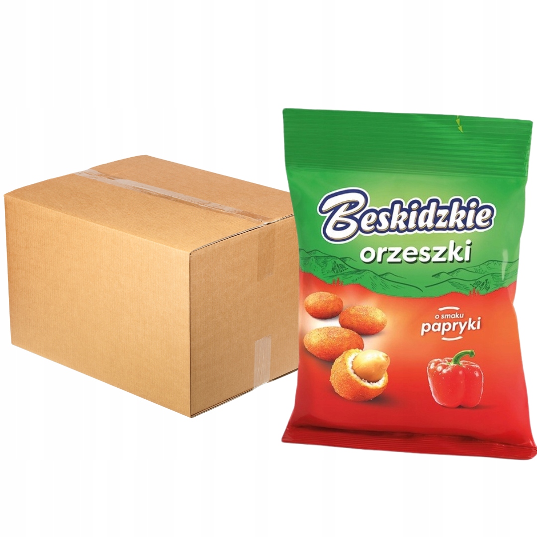 Beskydské oříšky s příchutí papriky 35 g x 60 kusů
