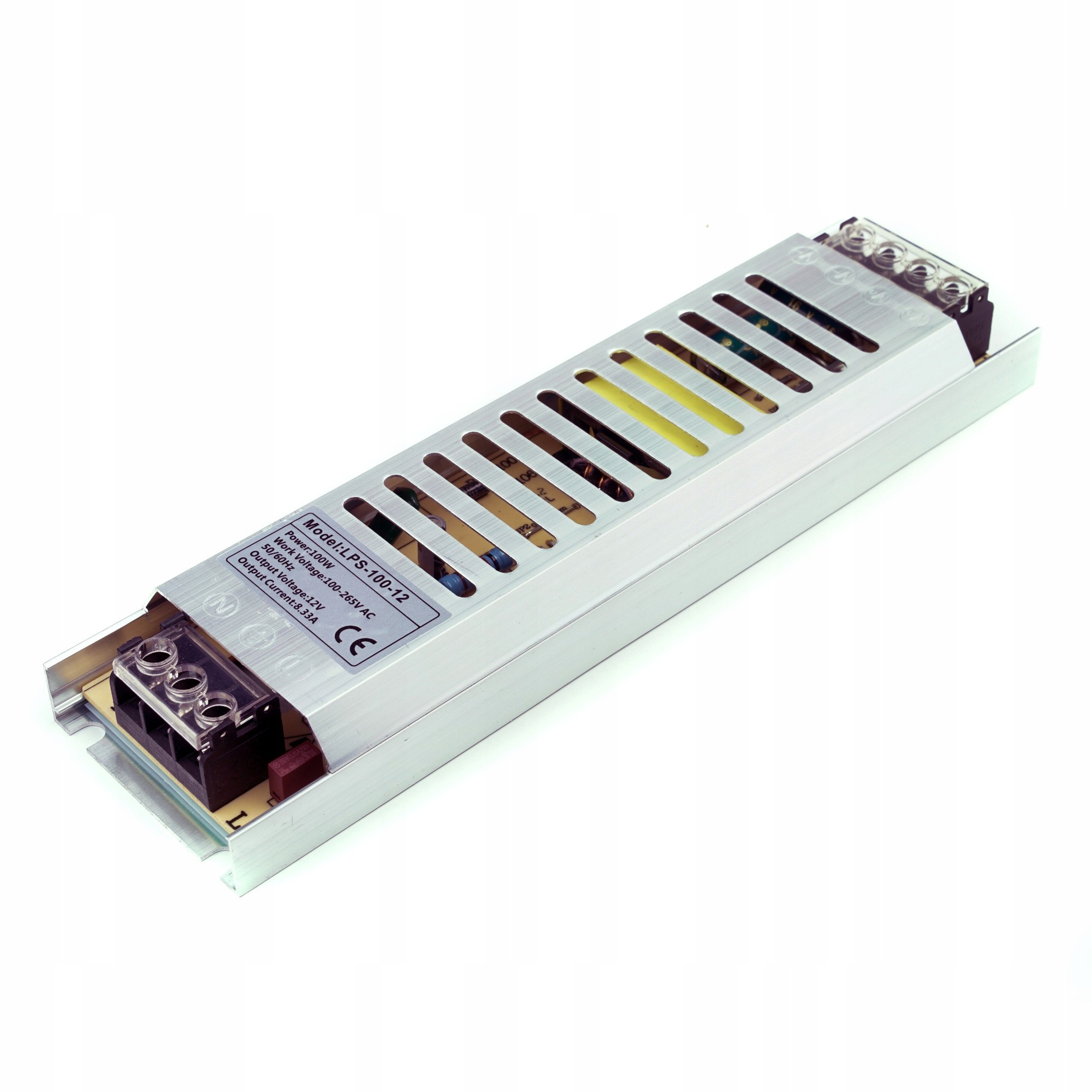 

Zasilacz stabilizowany 12V 8A 100W Slim Led