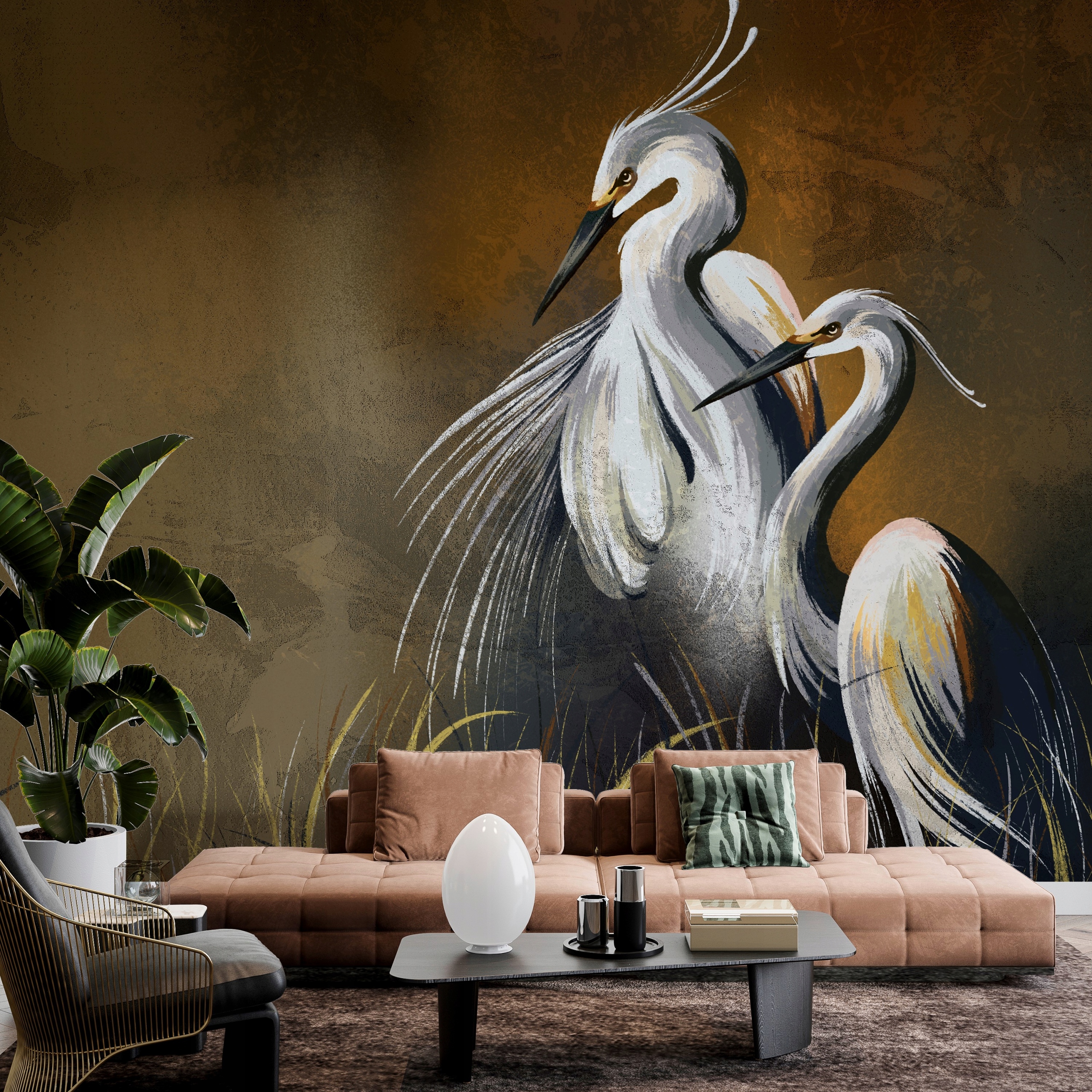 Fototapeta divoké žeriavy 400x280 vlies230g