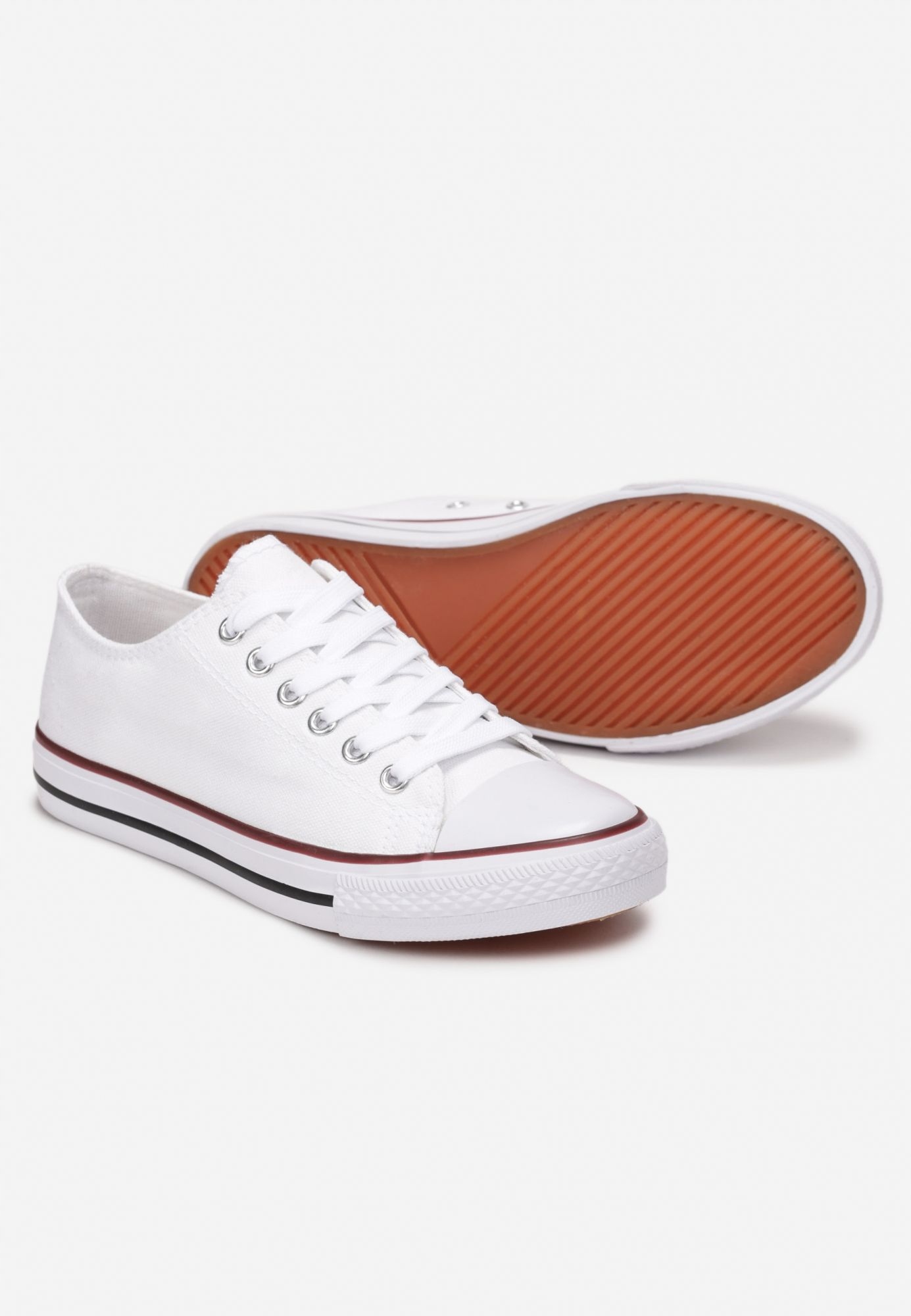 

Renee Białe Trampki damskie 36 Materiał tekstylny