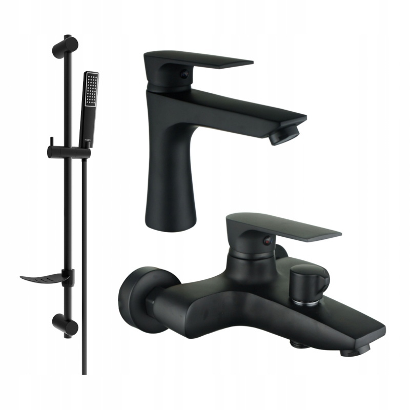 Mexen Axel DF72 vaňová súprava, čierna 73803DF72-70