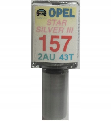 

Zaprawka Lakier do rys 10 Opel 157 StarSilver III