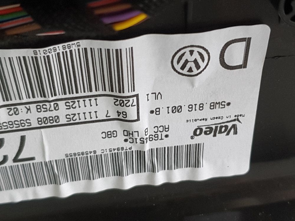 Audi A3 8Y hb obal topení ohřívač 5WB816001B