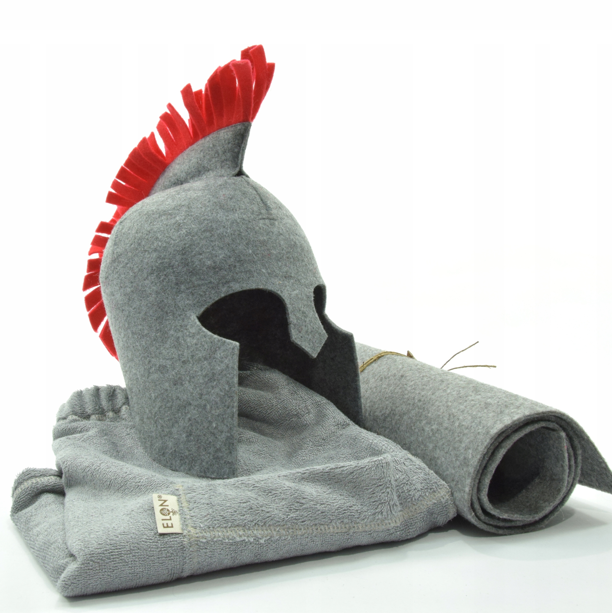 Čepice Klobouk do sauny Pánský ručník Sada 3 ks Sparťan vel XL