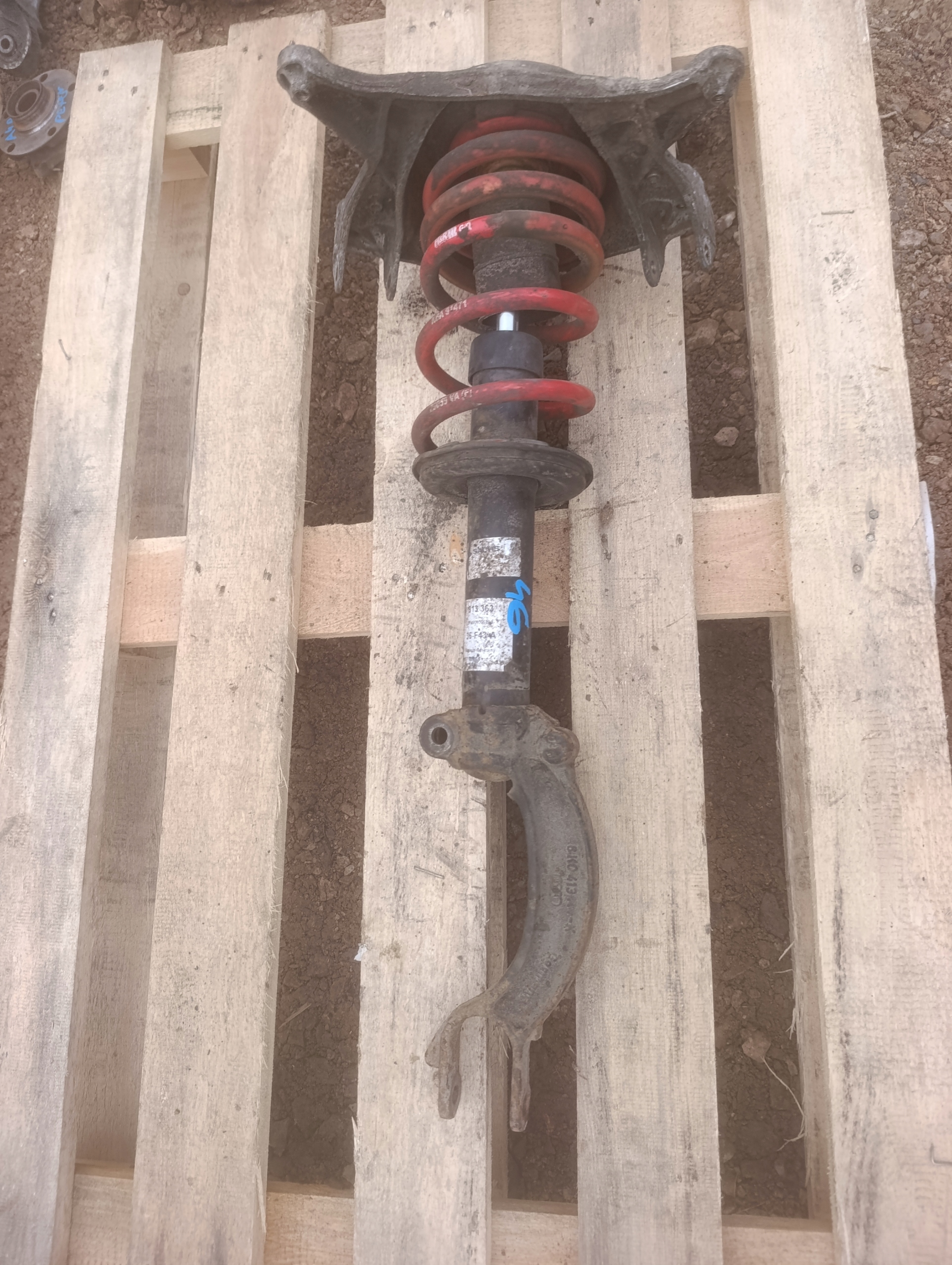 MACPHERSON shock absorber front ze spring Audi A4 B8 H&R G/Q 313363