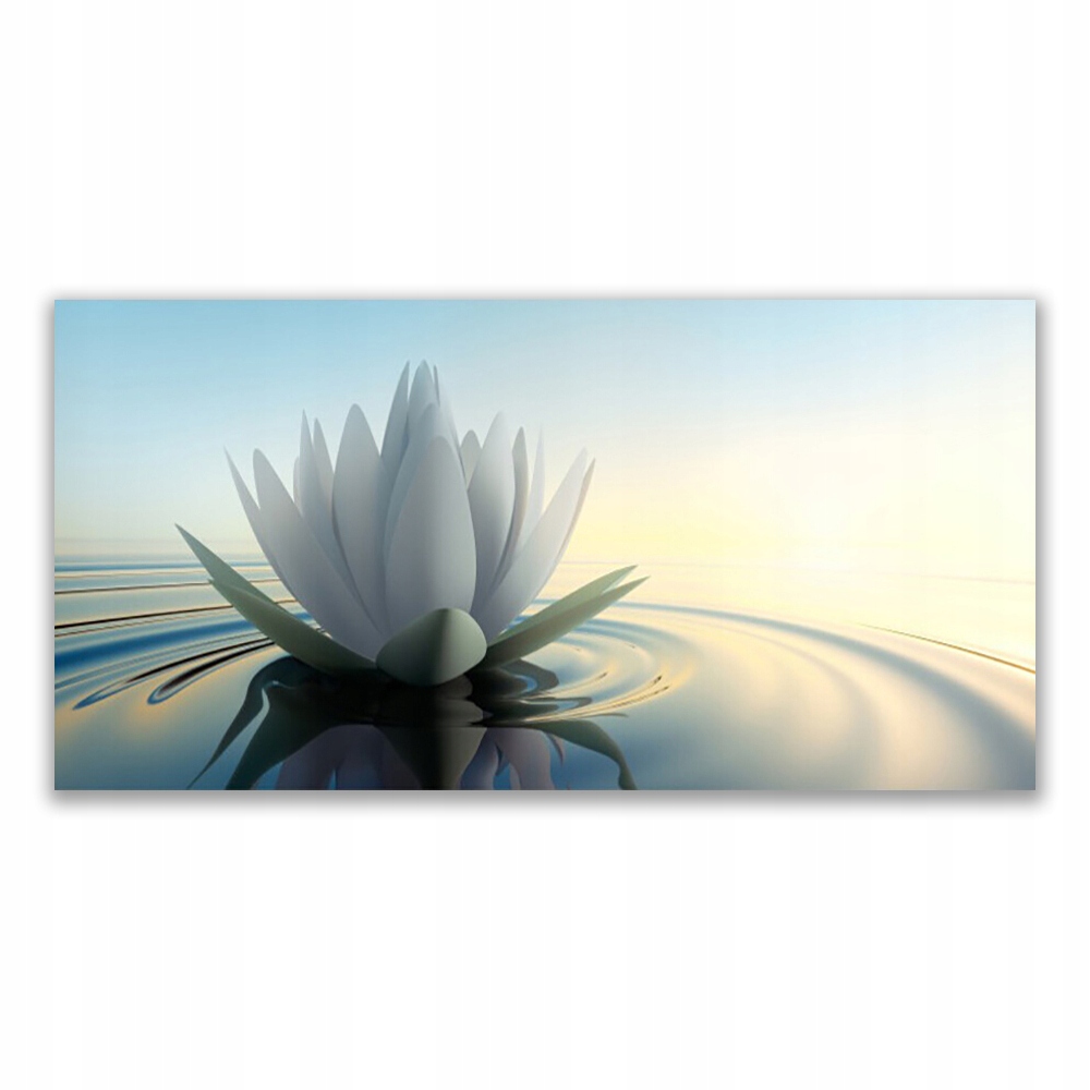 

Obraz z nadrukiem 140x70 Lilia Wodna Staw Natura