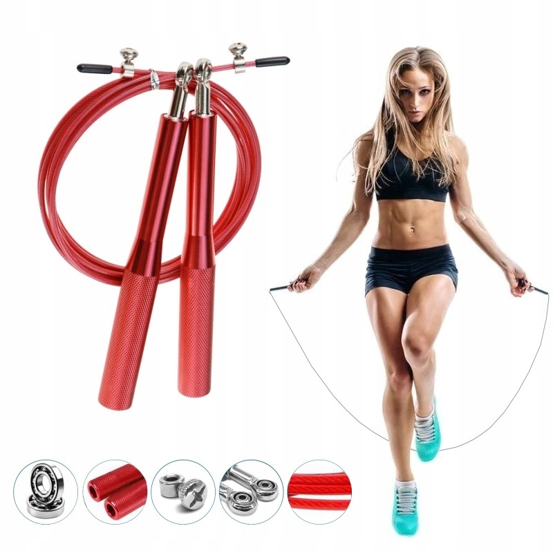 

Szybka Skakanka Z Łożyskami Regulacja Fitness