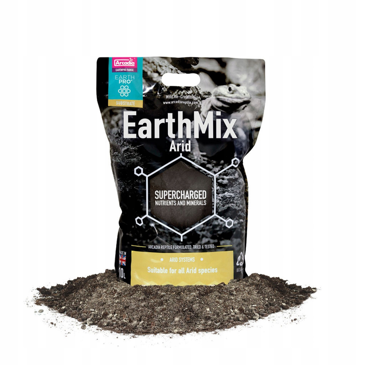 Bioaktivní substrát do pouštního terária Arcadia EarthMix Arid 10 l
