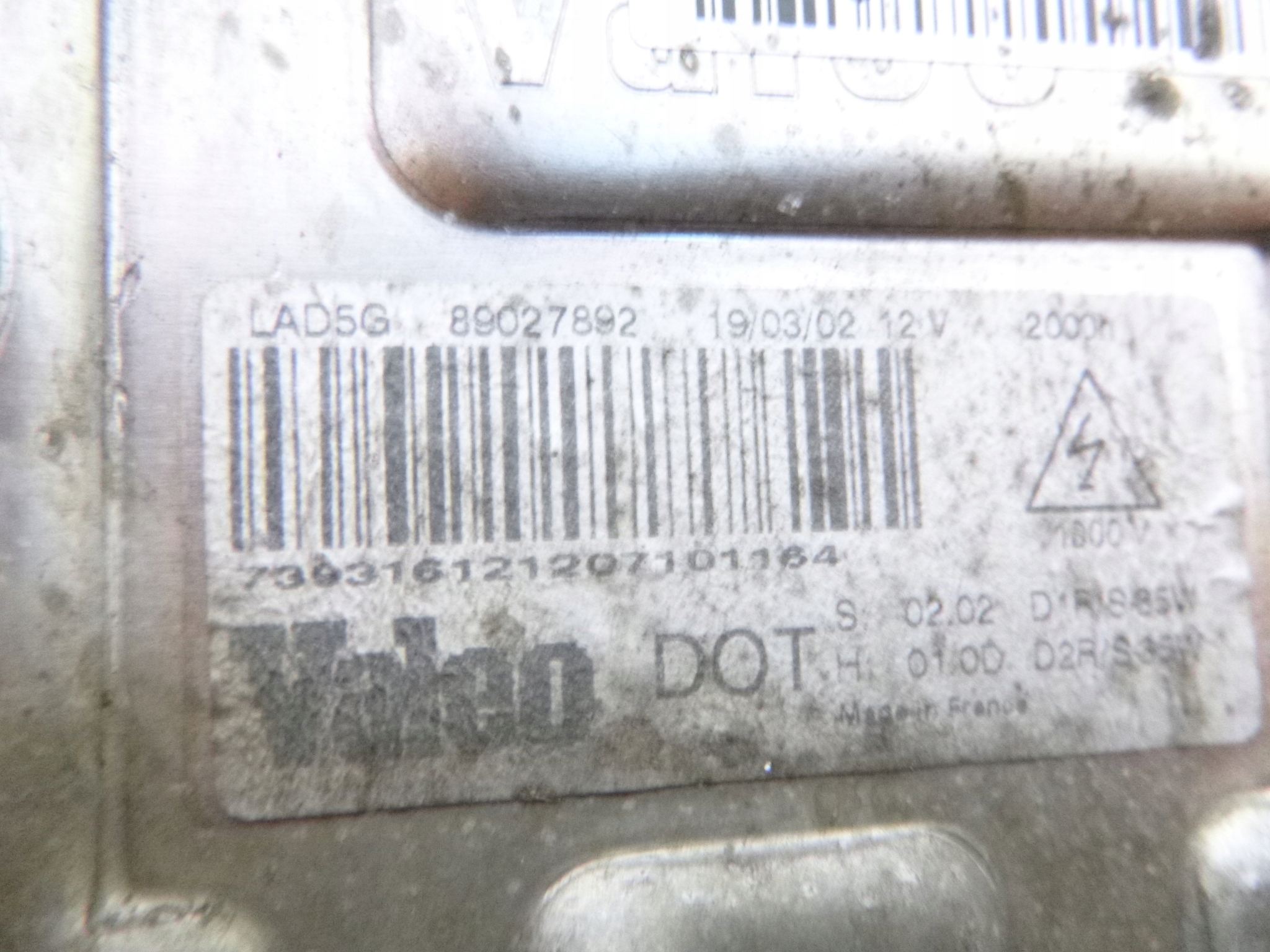 light front right XENON Audi A4 b6 2004r. 8E0 941 004 S VALEO complete