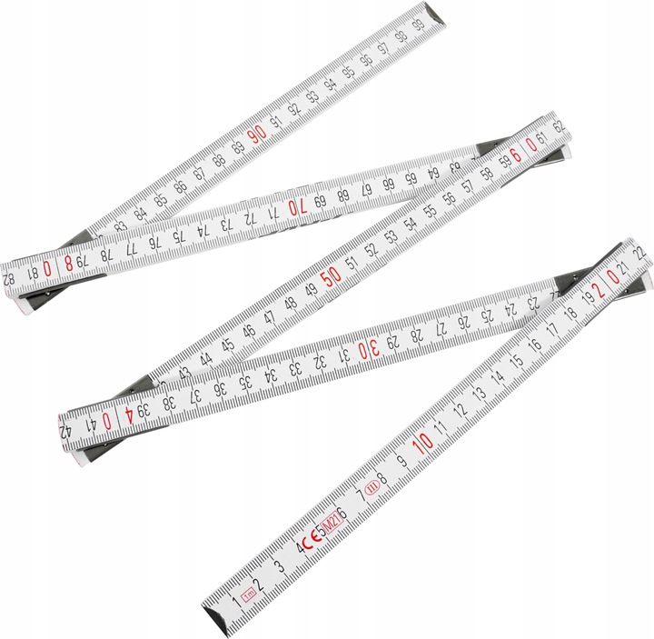 VERKE MIARA MIARKA DREWNIANA METRÓWKA SKŁADANA 1M