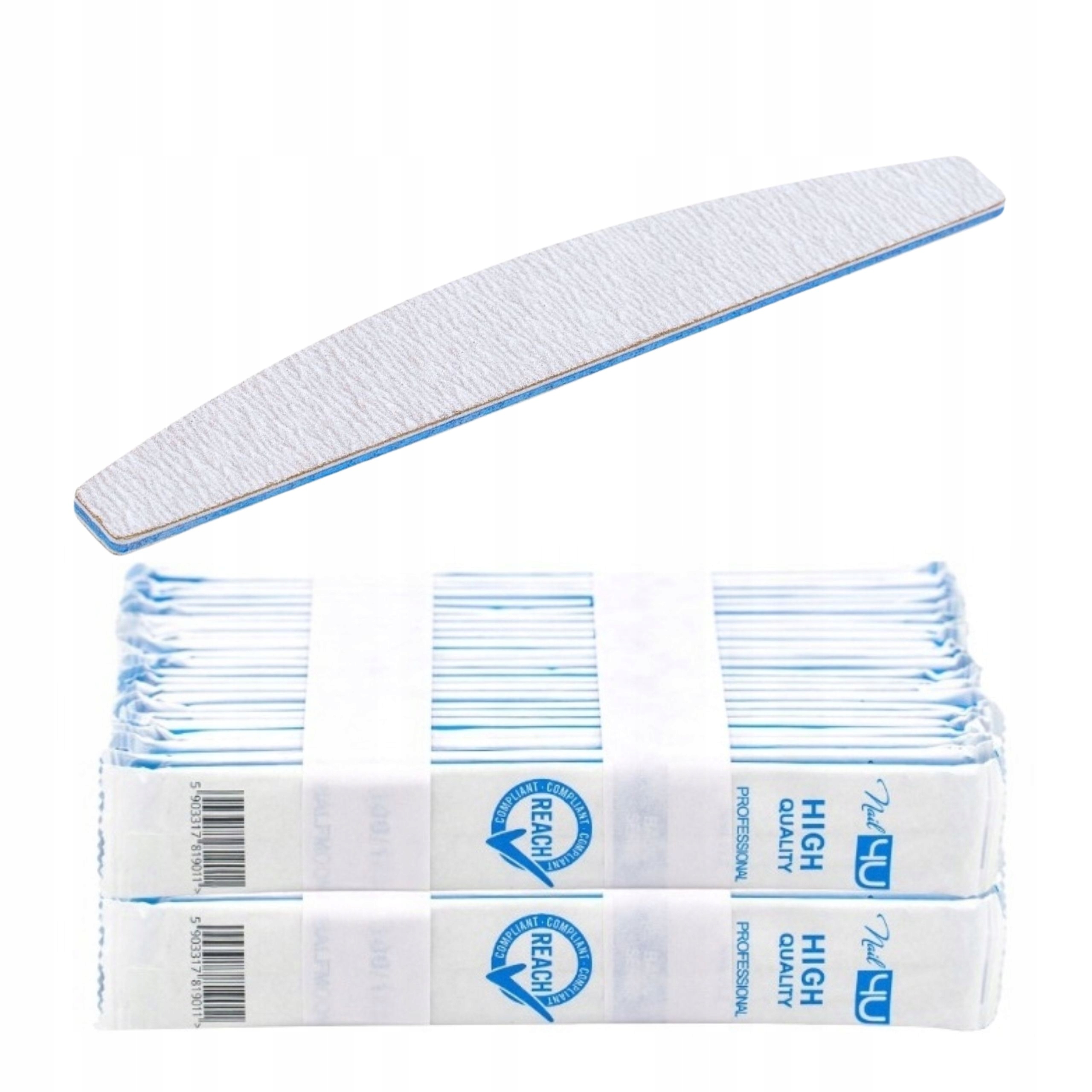 Pilník Na Nehty 100180 Loďka 50 Ks Jednorázový Trvanlivý Profesionální