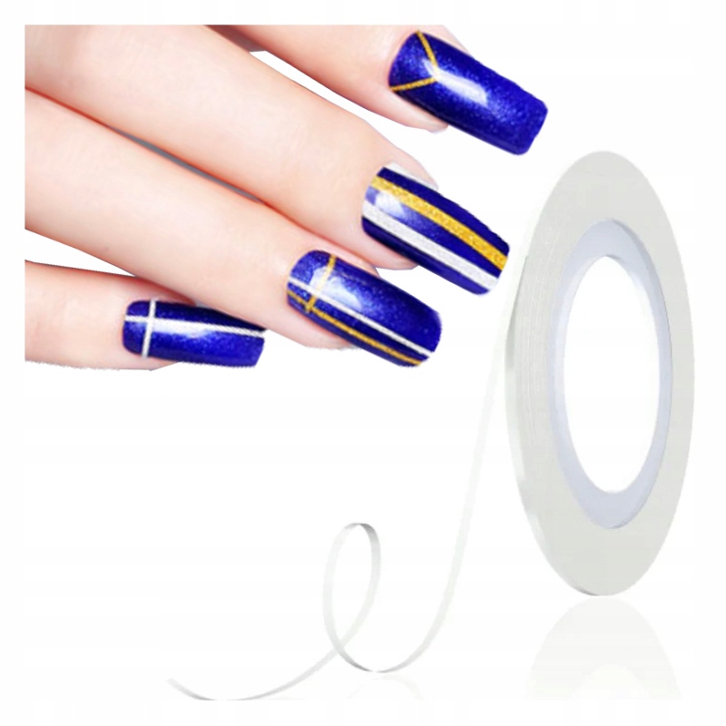 

Nitka Tasiemka do zdobień paznokci 1mm Laser White