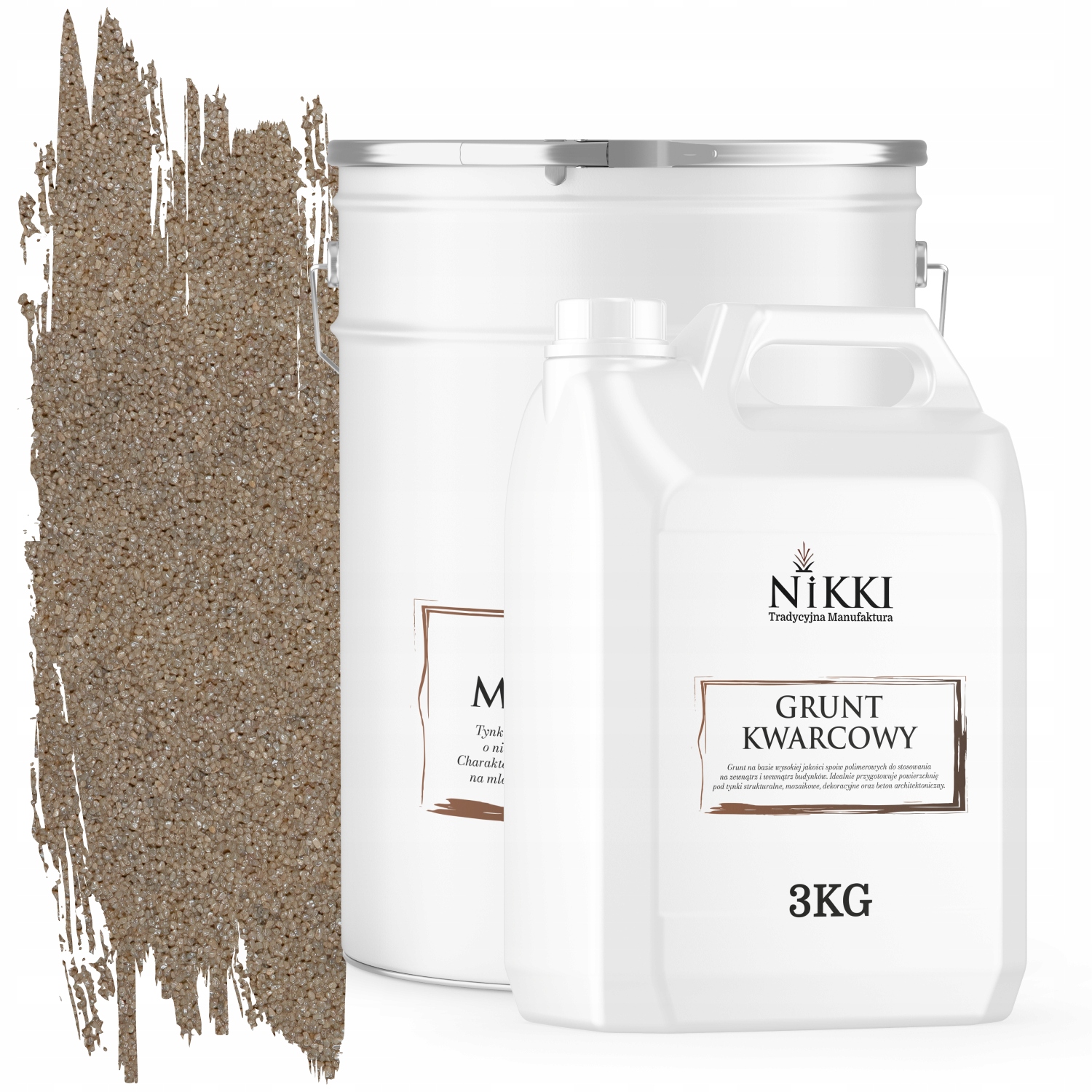 Mozaiková Živicová Omietka Hnedá Svetlá M91 Ozdobná Sada 25KG +základný Náter 3KG