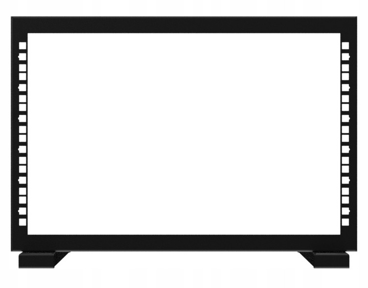 Stojak Rack 19" 6U, Czarny Statyw Rack Stalflex