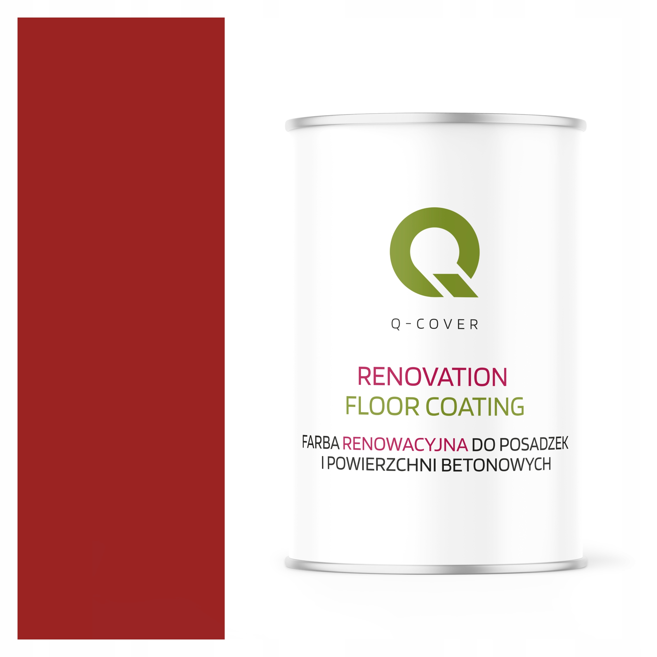 Barva Pro Renovaci Podlah Z Betonu Červená Signální Ral 3001 Satén 1L