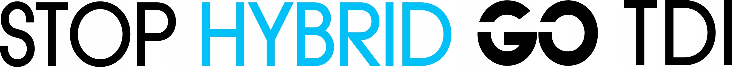 

Naklejka Stop Hybrid Go Tdi 50x4,5cm