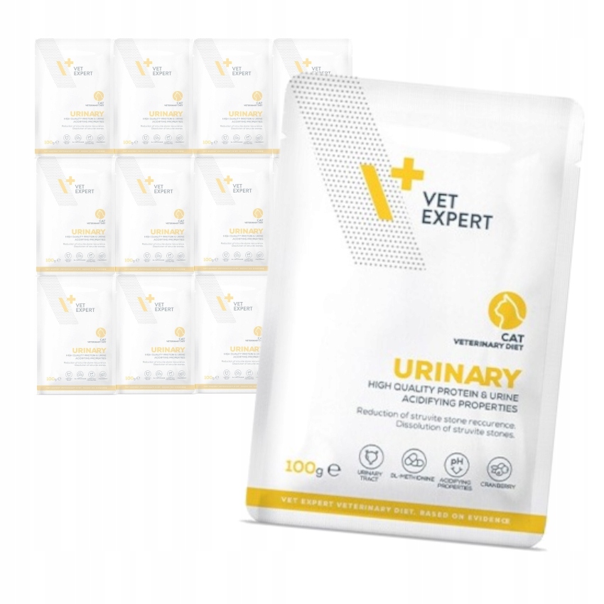 Levně Vet Expert Urinary Mokré Krmivo Pro Kočky kuřecím masem 12x100g