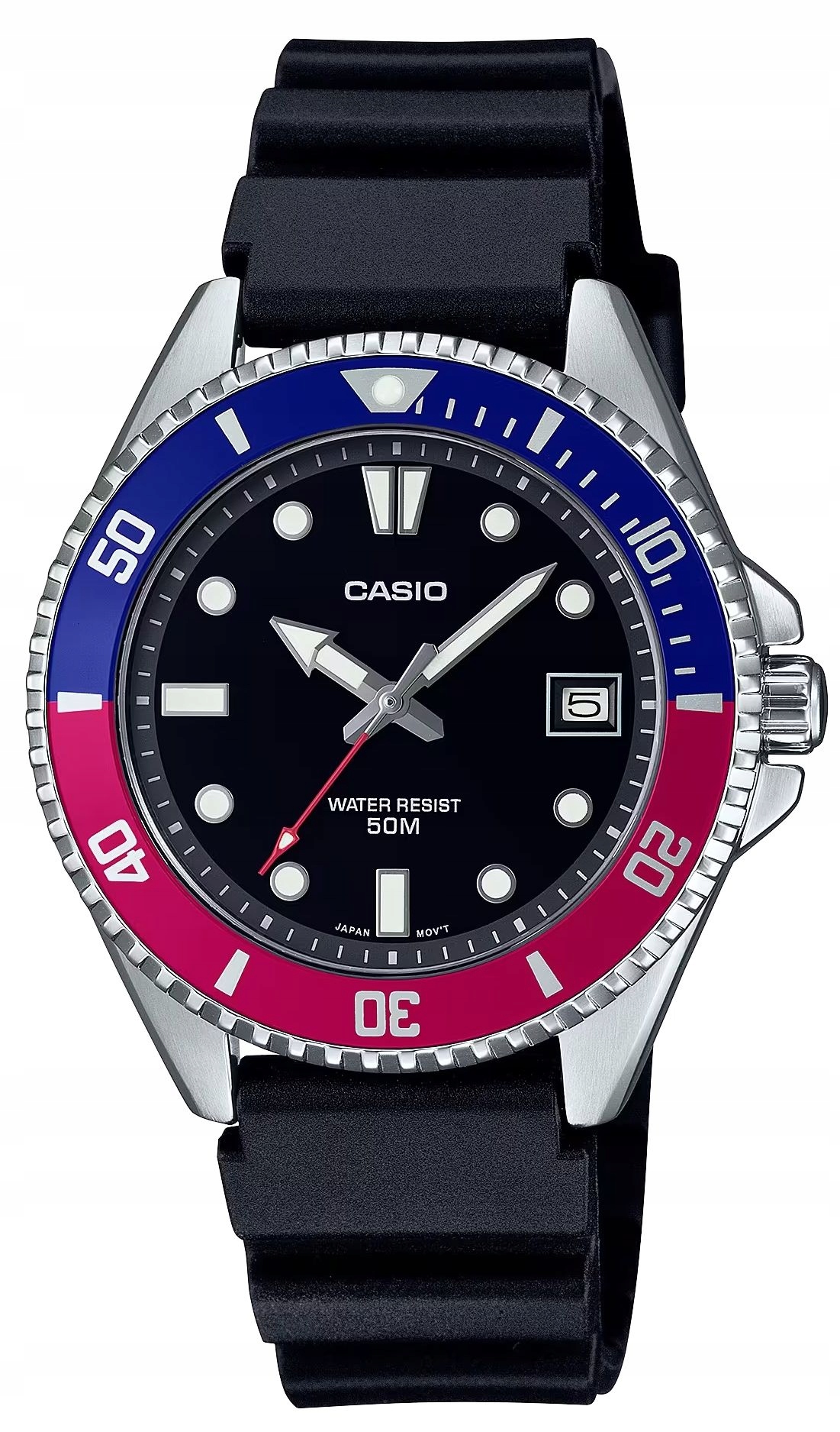 Analogové dámské hodinky na gumovém řemínku Casio MDV-10 Gravírování Bonus