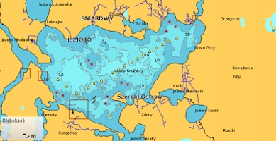 Mapa Navionics+ Regular NAEU081R na karcie mSD Model MSD/NAEU081R