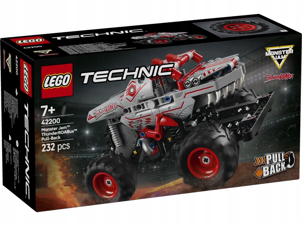 Lego 42200 Technic Monster jam thunderroarus s pohonem typu pull-back