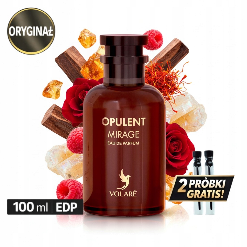 Parfém Volare Opulent Mirage 100 ml 2 vzorky Dárek