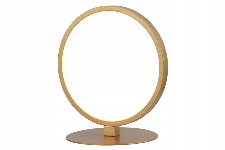 Moderní dekorativní stolní lampa zlatá Ring Led 20 cm Reality