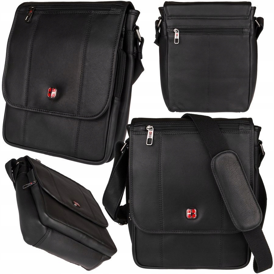 New Bags Městská Taška Přes Rameno Reportovka Černá