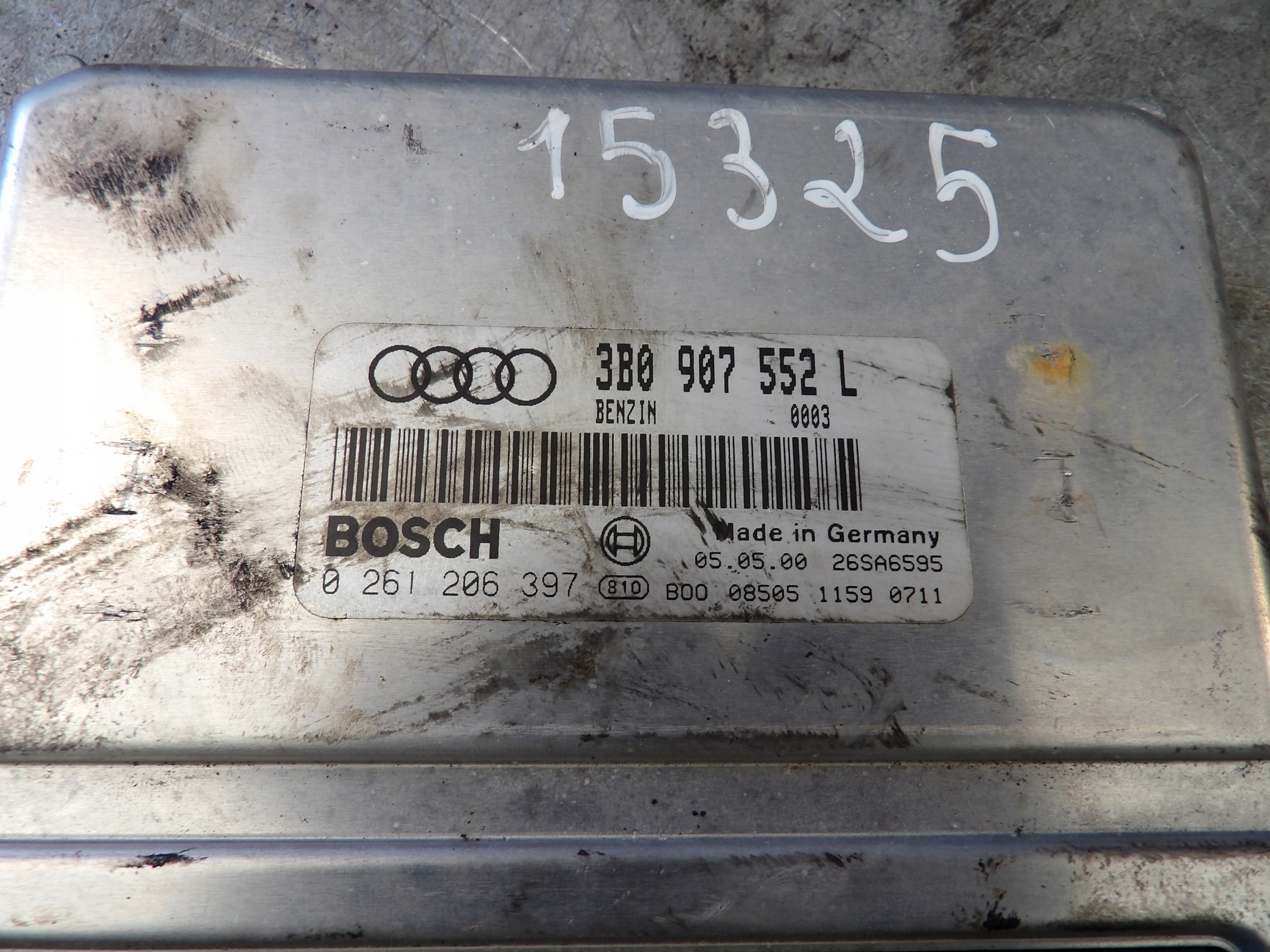 Audi A6 C5 computer, control unit 3B0907552L 0261206397