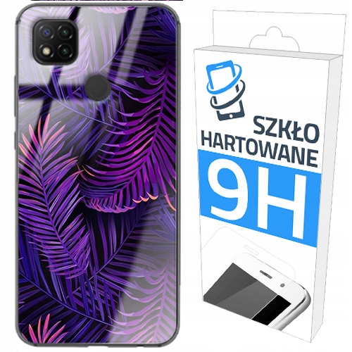 

150wzorów Etui Glass Case+szkło do Xiaomi Redmi 9C