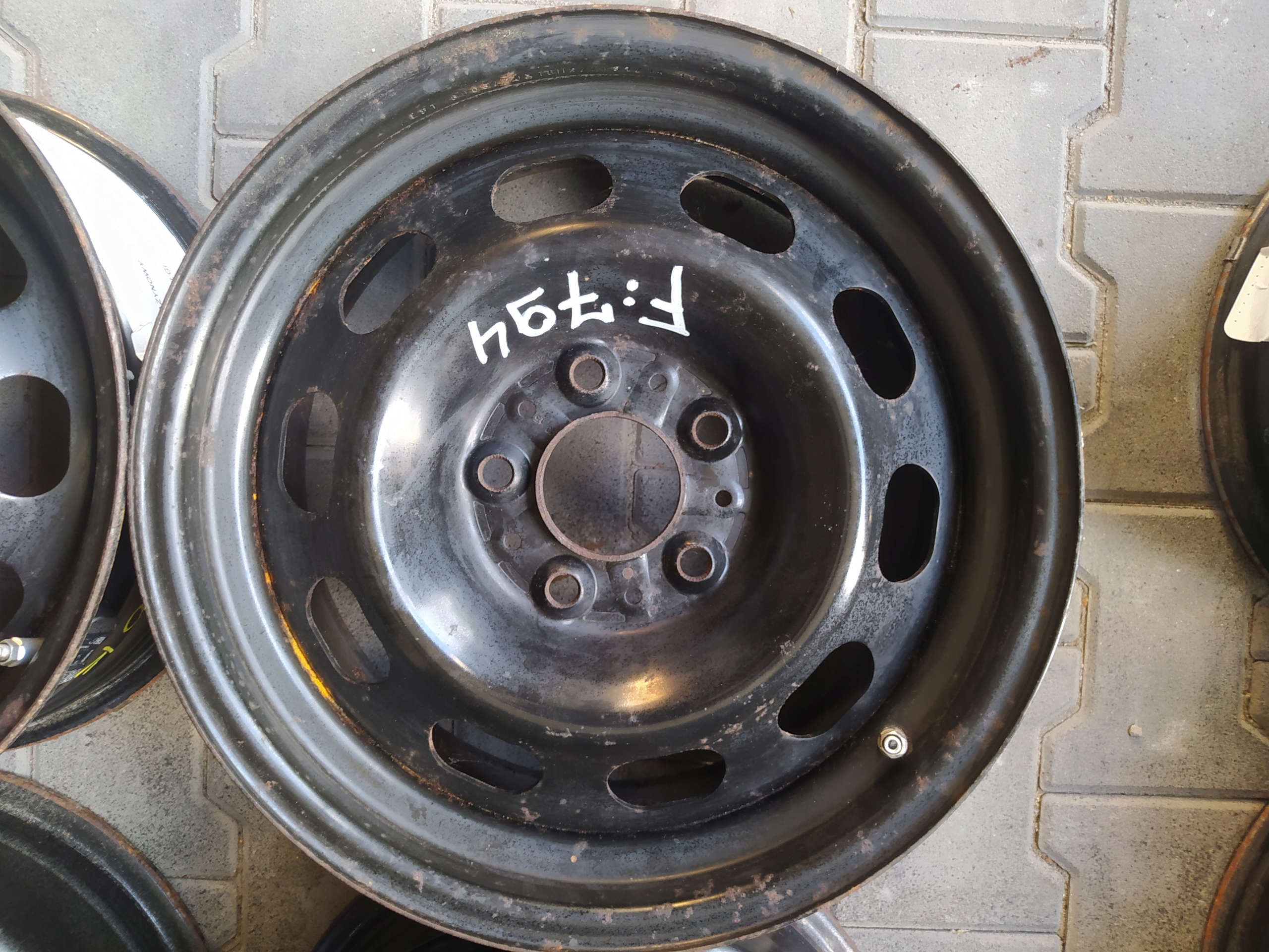 FELGI STALOWE BMW 7X16 5X120 ET31 CZUJNIKI nr ALCAR 8008 Model 6777783