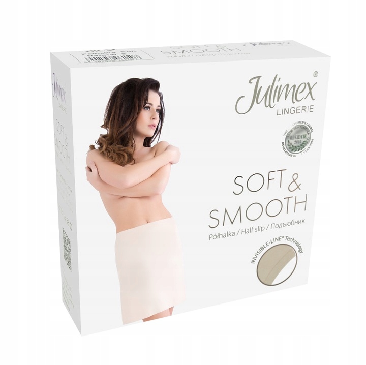 PÓŁHALKA Soft & Smooth JULIMEX CZARNA M Wzór dominujący bez wzoru