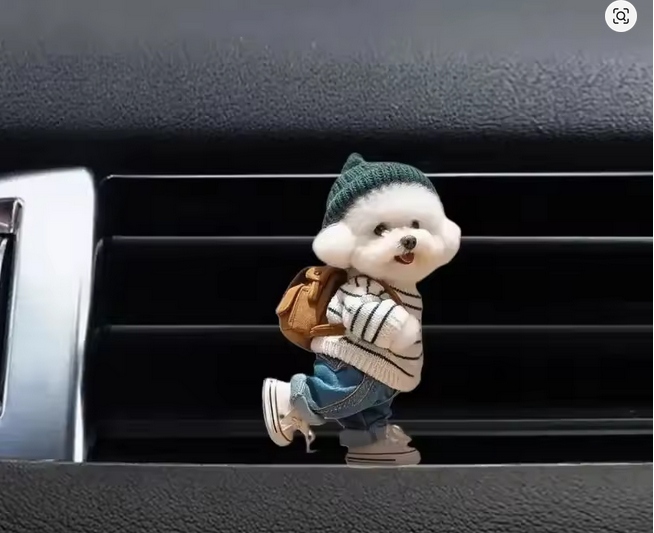 Pies Zapach Do Samochodu Auta Ozdoba Dyfuzor Do Kratki Nawiewu Piesek