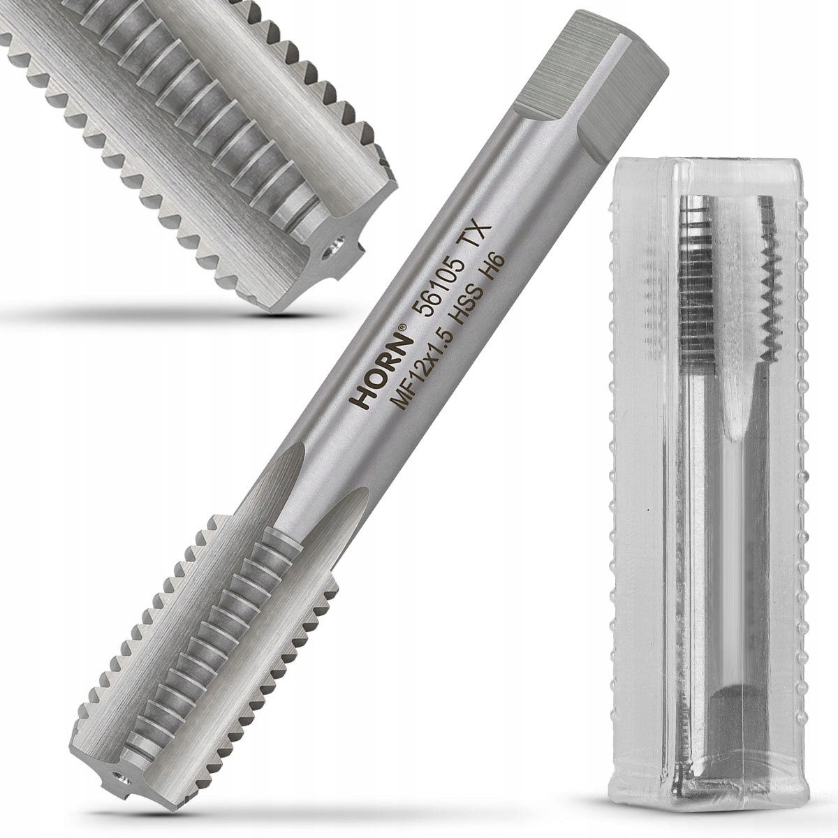 

Gwintownik M12 Ręczny M12x1.50 mm. Hss DIN-2181/1P