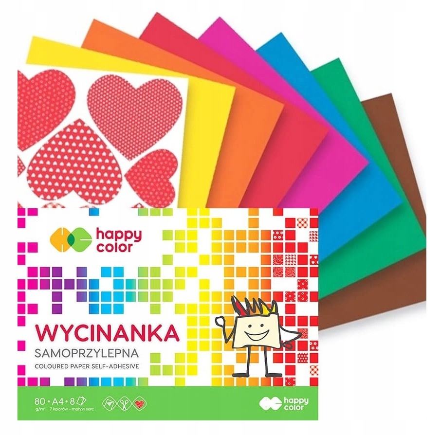 

Wycinanka Samoprzylepna Blok Happy Color A4