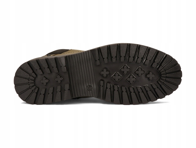 TRZEWIKI MĘSKIE BUTY OCIEPLANE SKÓRA 885 KHAKI 45 Oryginalne opakowanie producenta pudełko